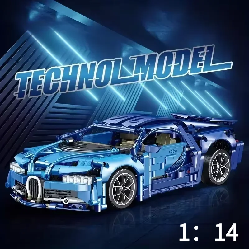 New Scale Building Blocks Sport Car Model Racing Hypercar Assembly Gift For Kids Boys Girls Gift Educational toys