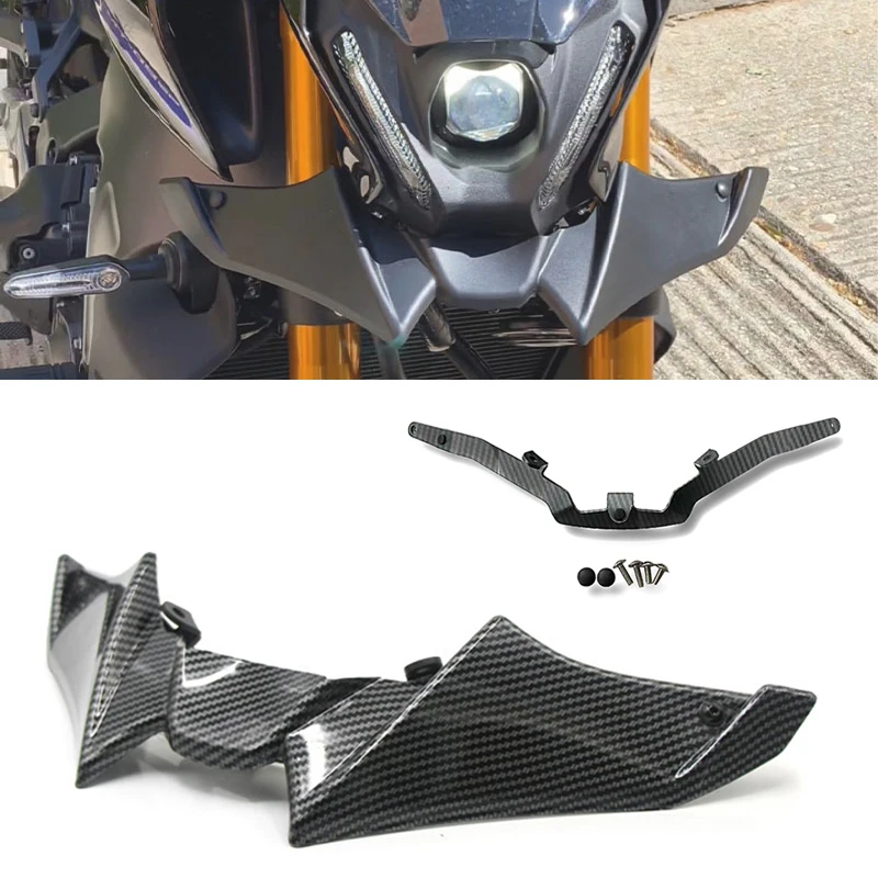 For YAMAHA MT-09 SP 2021 2022 2023 MT 09 Naked Front Spoiler Winglet Aerodynamic Wing Kit Spoiler MT09 Motorcycle Accessories