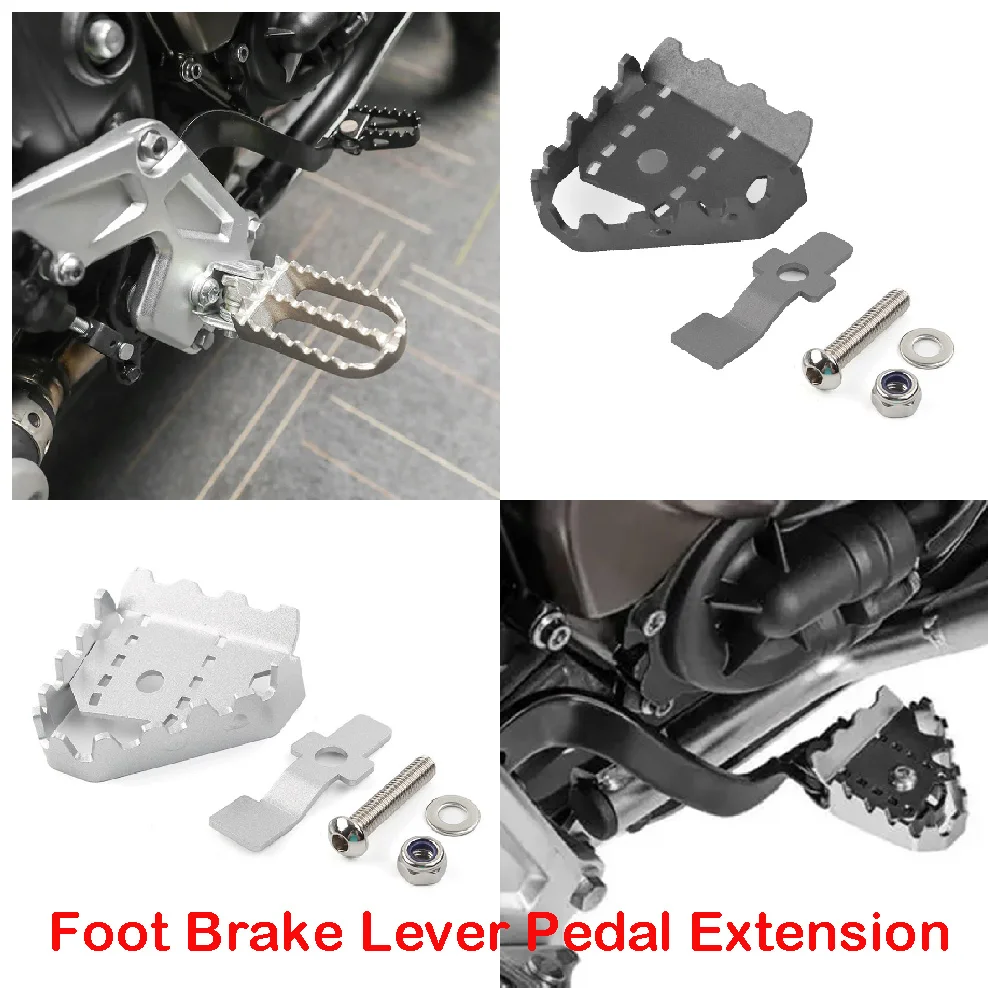 يصلح لياماها تينيري 700 وورلد رايد رالي XTZ700 المتطرفة 2019-2025 دراجة نارية الفرامل الخلفية رافعة موسع دواسة تمديد موسع