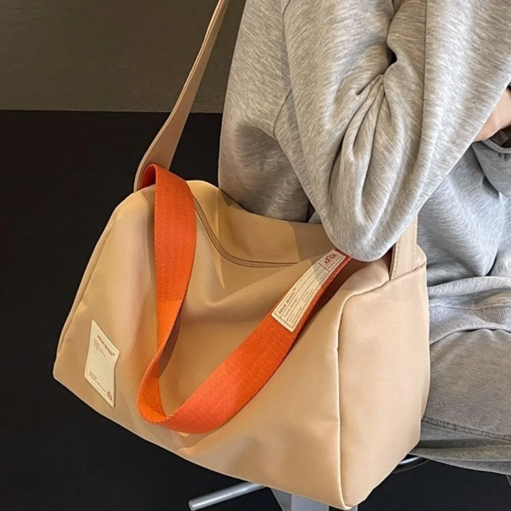 

Canvas Crossbody Bag For Women 2024 Fashion Large Capacity Sport Gym Fitness Bags Luxury Commuter Travel Tote Duffel Bag