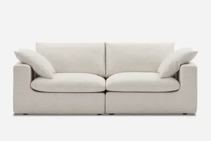 2024 Designer-Sofa 2 Sitze kleines Kissen Wohnzimmermöbel Sofa-Set