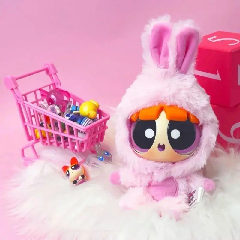 The Powerpuff Girls Plush Party Blind Box Cute Doll Trendy Play Handmade Pendant Female Creative Gift Ornament