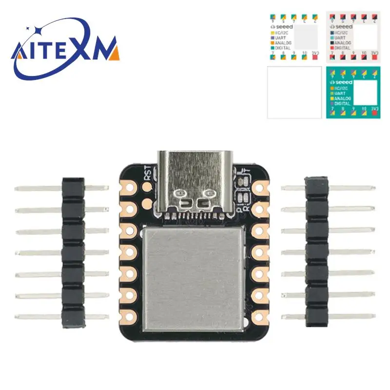 Type-C Seeeduino XIAO Microcontroller Development Board SAMD21 Cortex M0+ 48MHZ SPI I2C Interface For Arduino NANO UNO IDE/IOT