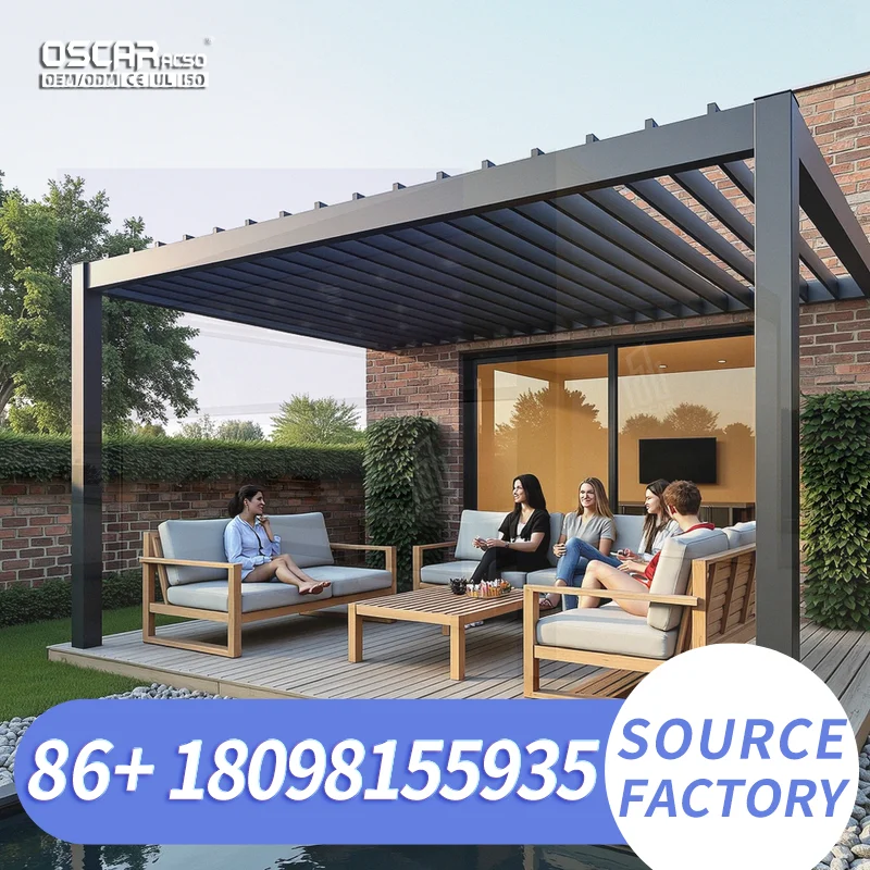 Australian Standard Outdoor Aluminum Double Glazed Windows And Patio Sliding Doors for Exterior Use in Homes and Gardens pergola
