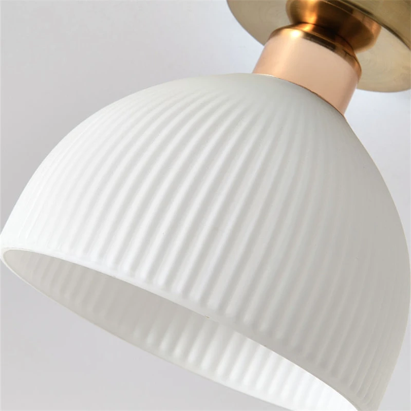 Modern chandelier ceiling lights White Lampshade Hanging ceiling lamp Simple Kitchen Bedroom Aisle Restaurant Ceiling Lighting