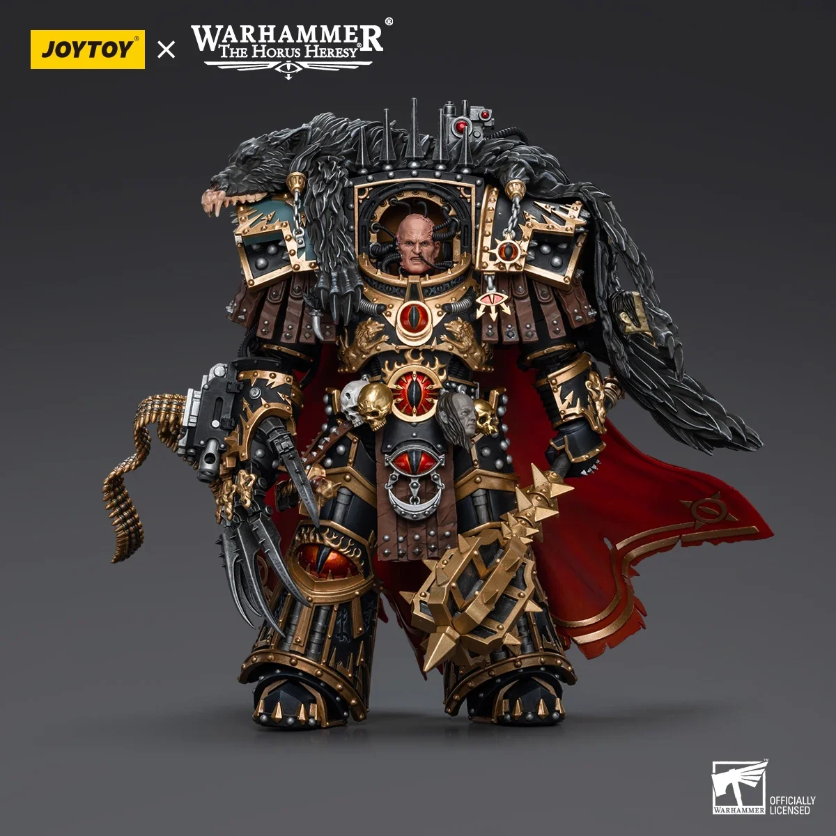 JOYTOY Warhammer 40K Sons of Horus Warmaster Horus Primarch of the XVlth Legion 1:18 Figures Game Models Mecha Toys Collection