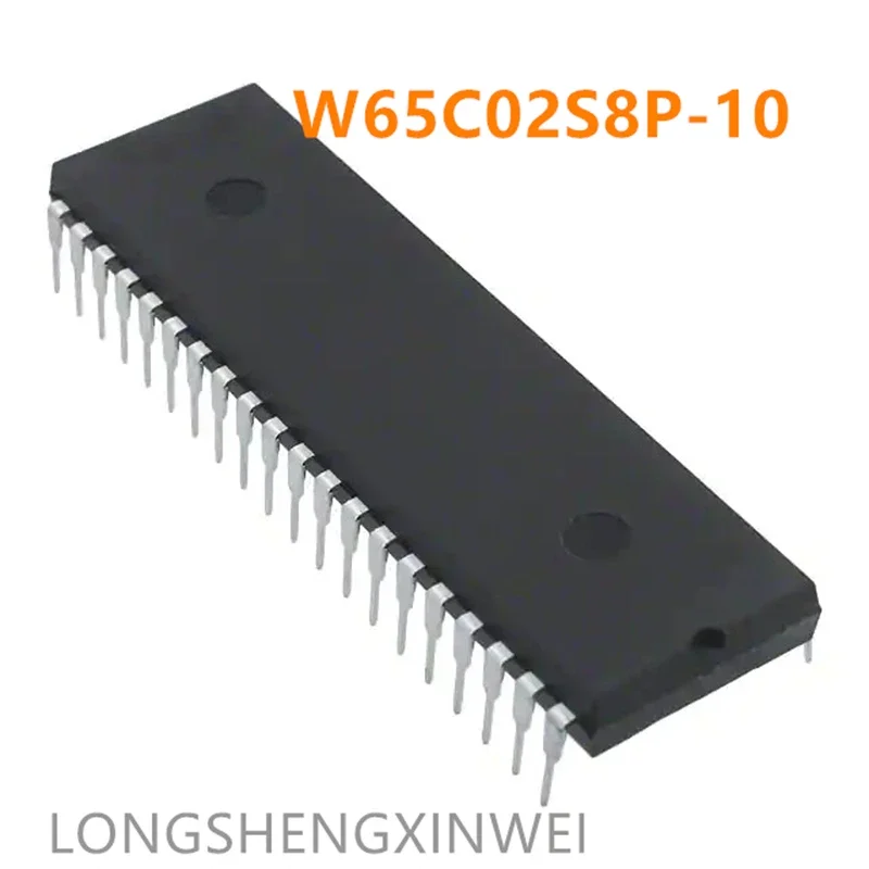 1PCS W65C02S8P-10 W65C02S8P 65C02S8P-10 Direct Insert DIP-40 Microcontroller Chip New on-hand