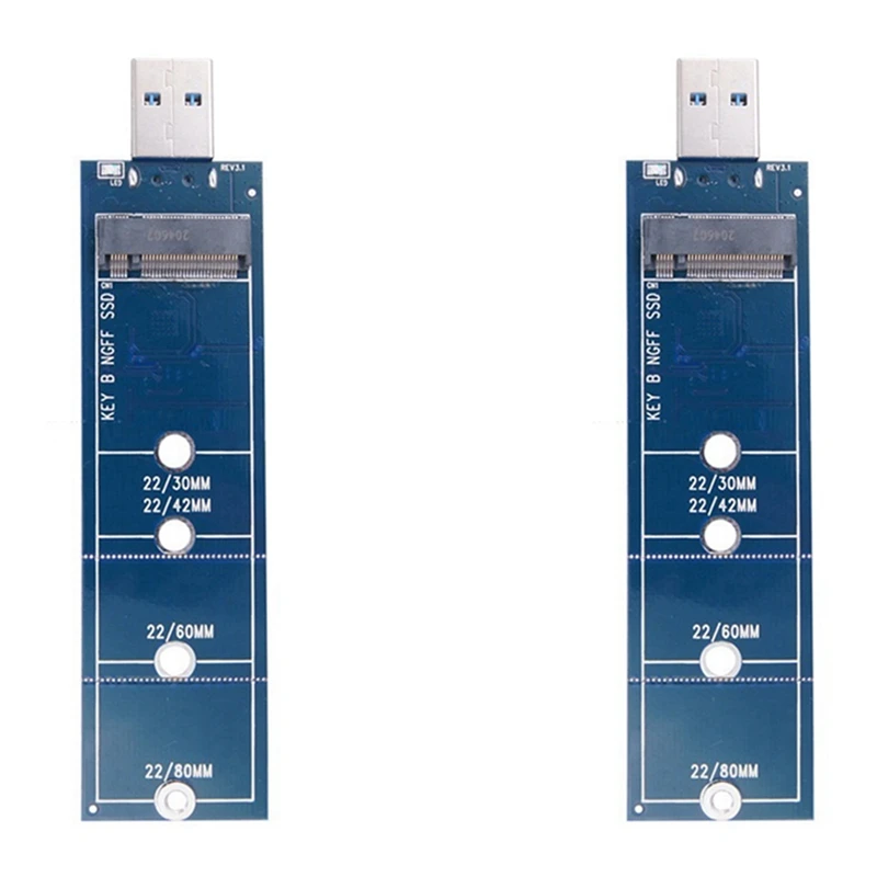 2X SSD M2 do USB Adapter M.2 na USB Adapter B klucz M.2 protokół SATA Adapter SSD karty USB 3.0 SSD z NGFF