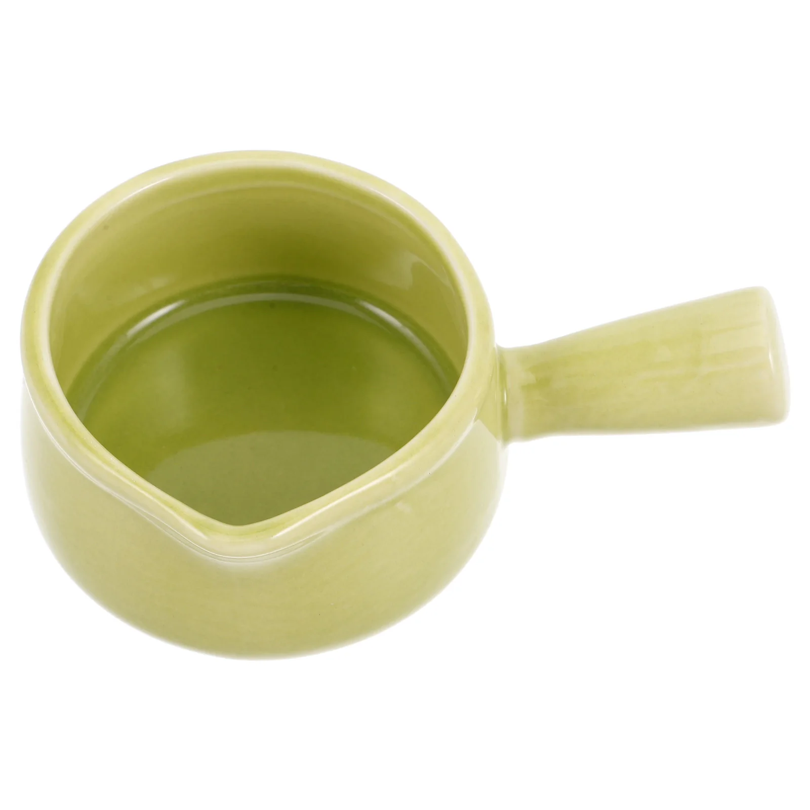 

Ceramic Small Milk Pitcher 60Ml Soy Sauce Plate Japanese Side Dish Ergonomic Handle Stylish Design Multiuse Kitchen Supplies