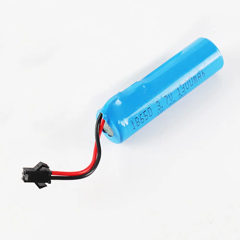 18650 SM Plug 3.7V 1300mAh Battery Remote Control Dump Truck Electric Toys