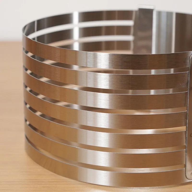 Layer Cake Stainless Steel  Adjustable Slicer Set Multilayer Circular Molding Plating Forming Round Cake Rings Family wedding