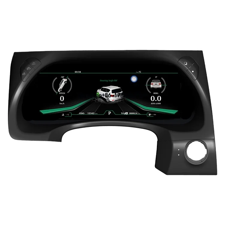 

12.3inch Car Speedometer Oil Gauge Instrument IPS Screen LCD Dashboard Digital Cluster for Patrol Y62