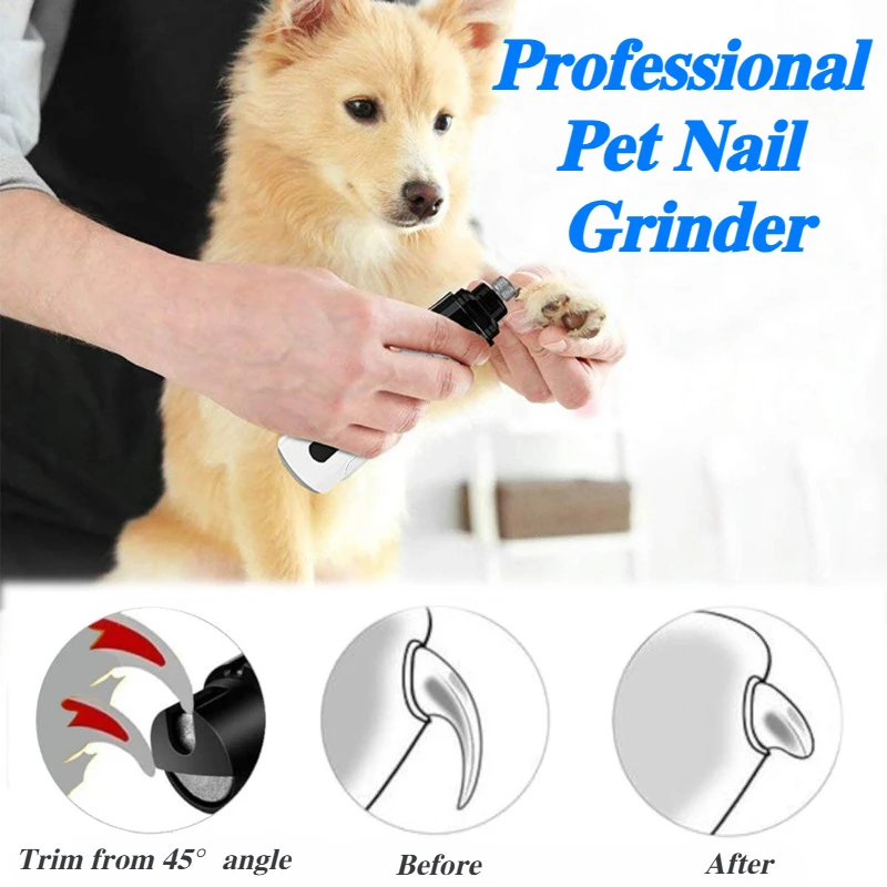 

Pets Automatic Nail Trimmer Powerful Safe and Portable Dogs and Cats Electric Nail Grinder Adjustable Pet Products Accessories