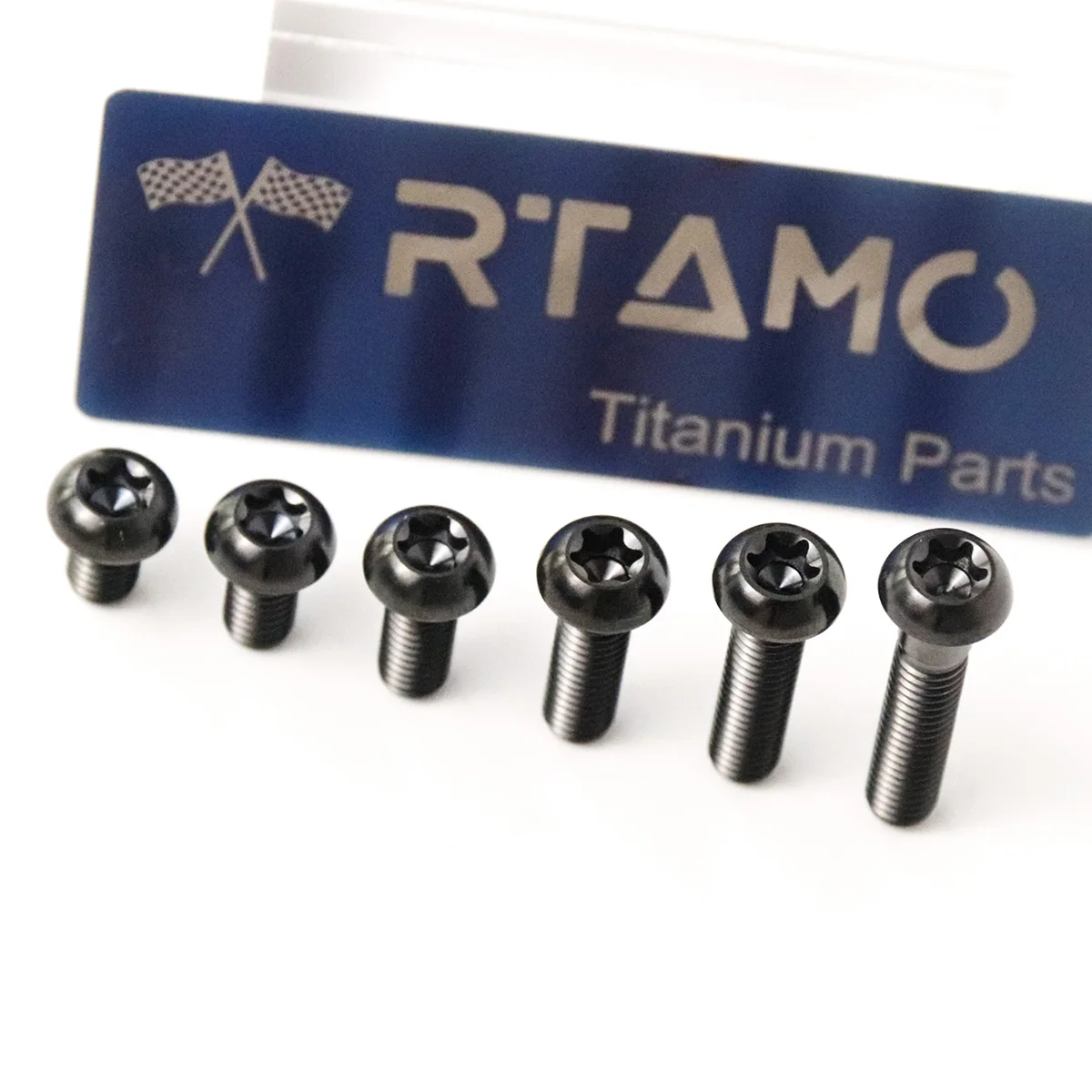 RTAMO Gr5 チタンボルト M6X10/12/15/20/25/30 半丸トルクスヘッドオートバイブレーキディスクネジ (1 個)