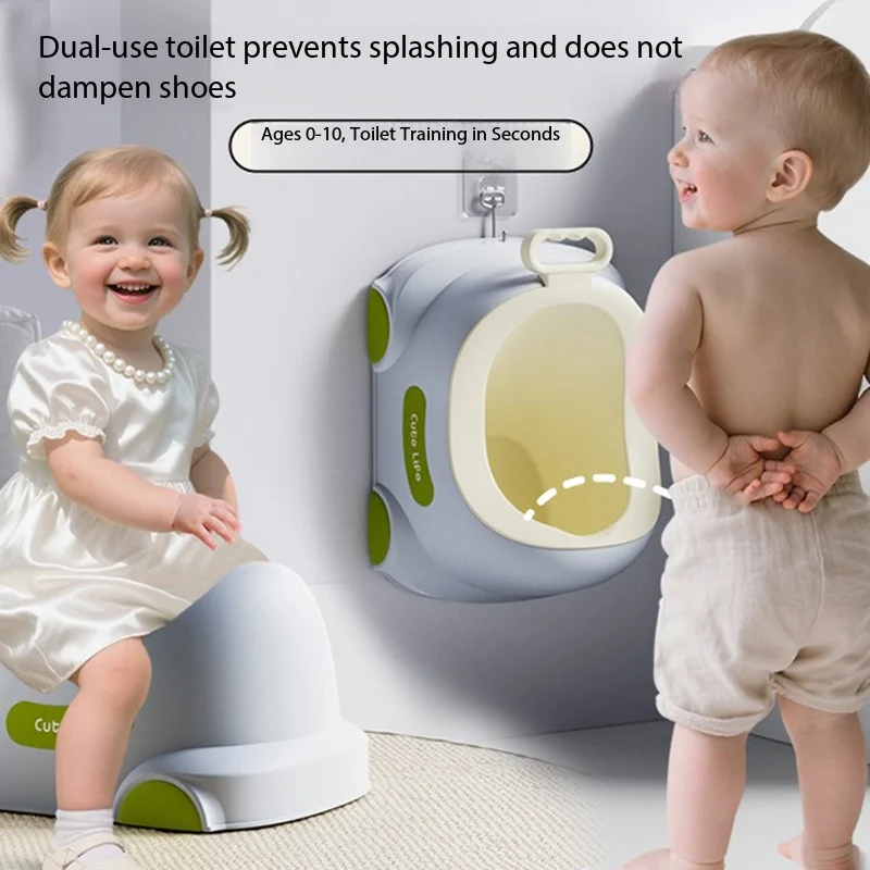ベビートイレ漫画少年少女初心者トイレ赤ちゃん幼児肥厚小便器スプラッシュプルーフ子供用小便器トイレ用品