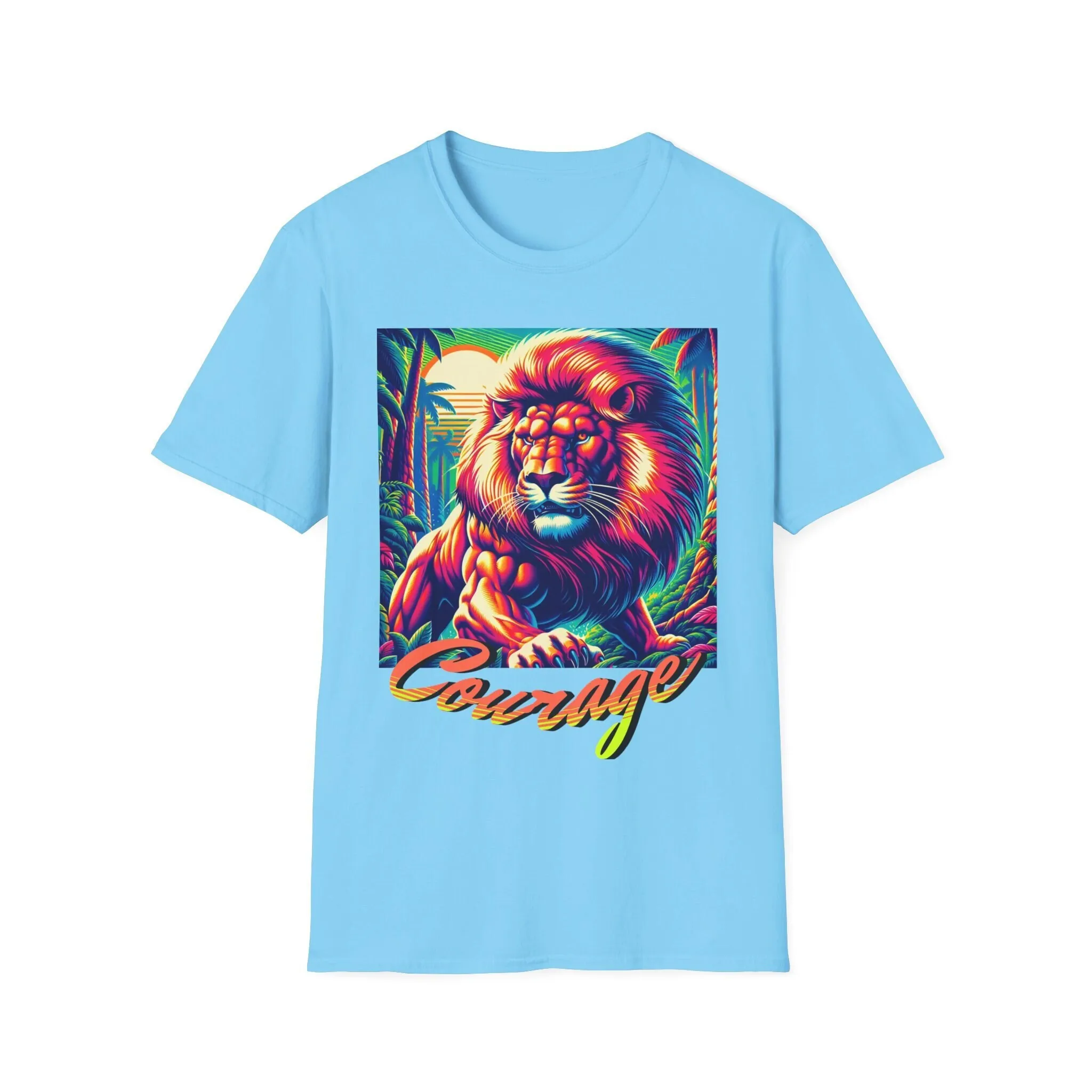 

Футболка Courage Lion Вдохновляющая мотивационная Мужество
