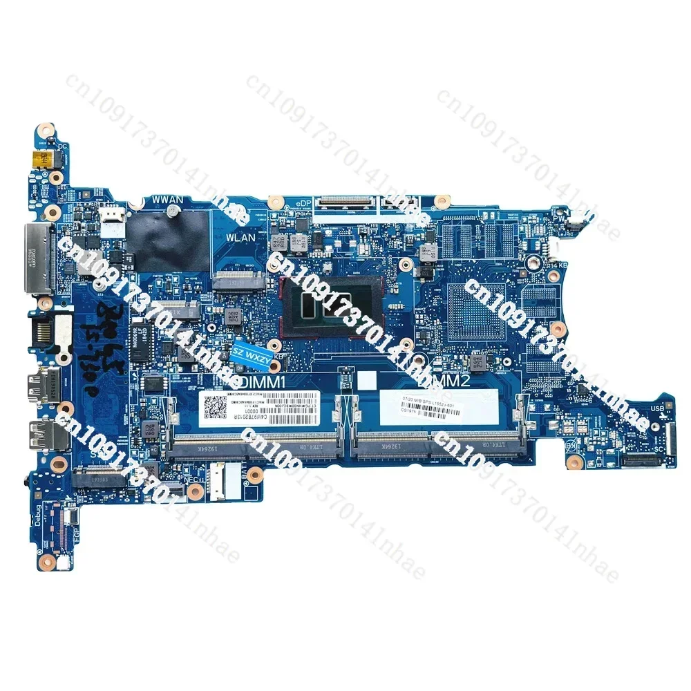 For HP EliteBook 840 G5 850 G5 Laptop Motherboard L15523-601 L15523-001 I5-7300U CPU 6050A2945601-MB DDR4 100% Tested Fast Ship