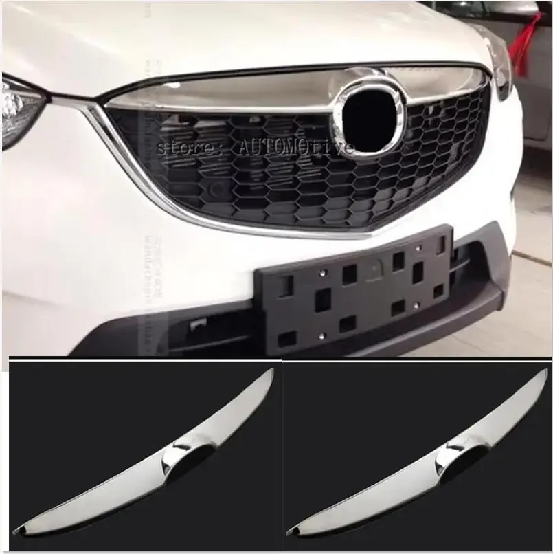 1pcs ABS Front Grill Grille Cover Trim For Mazda CX-5 2013 2014