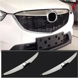 1 sztuk ABS przedni Grill osłona na maskownicę wykończenia dla Mazda CX-5 2013 2014