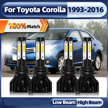 Auto LED světlomety HB3 9005 HB4 9006 LED světla 12V 6000K žárovka do auta pro Toyota Corolla 1993-2011 2012 2013 2014 2015 2016 8 nejlepší prodej Žárovka světlometu Toyota Corolla - №7