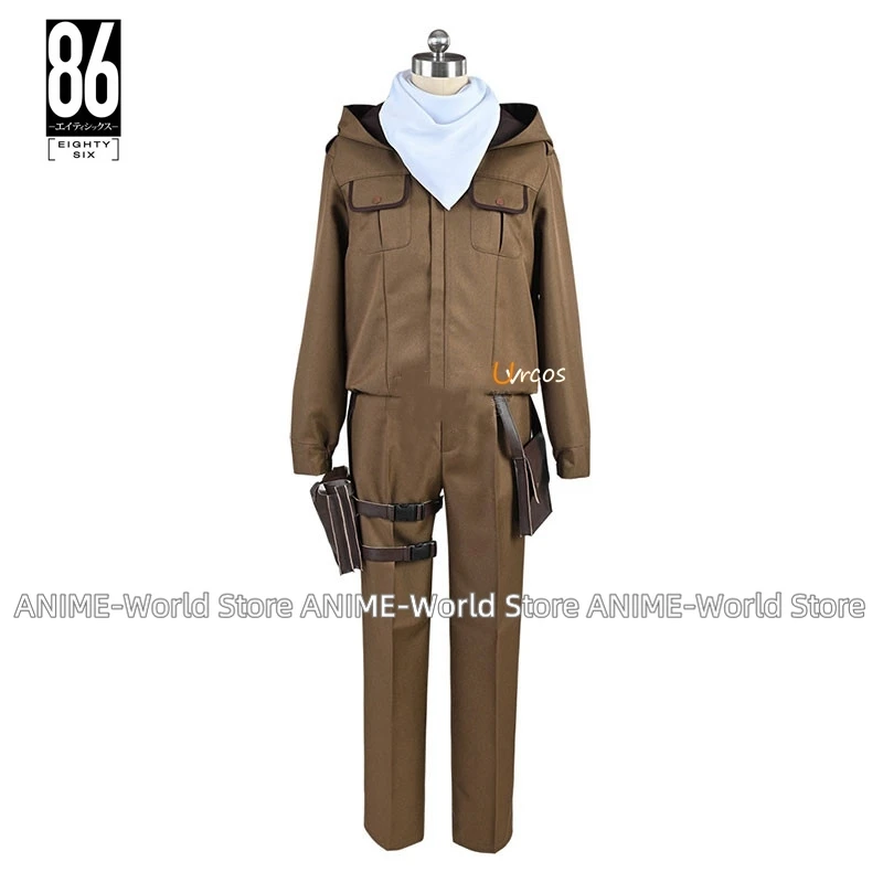 Anime Eighty Six Cosplay Costume 86 Shinei Nouzen Cosplay Costume for Men Uniform Halloween Outfit Cosplay Full Set