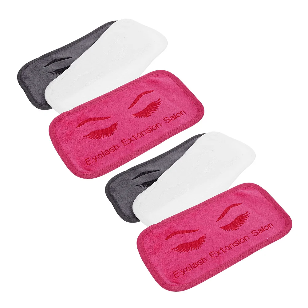 

6Pcs Eyelash Extension Forehead Pads Soft Cloth Lash Grafting Tools Comfortable Lash Extension Supplies Reusable
