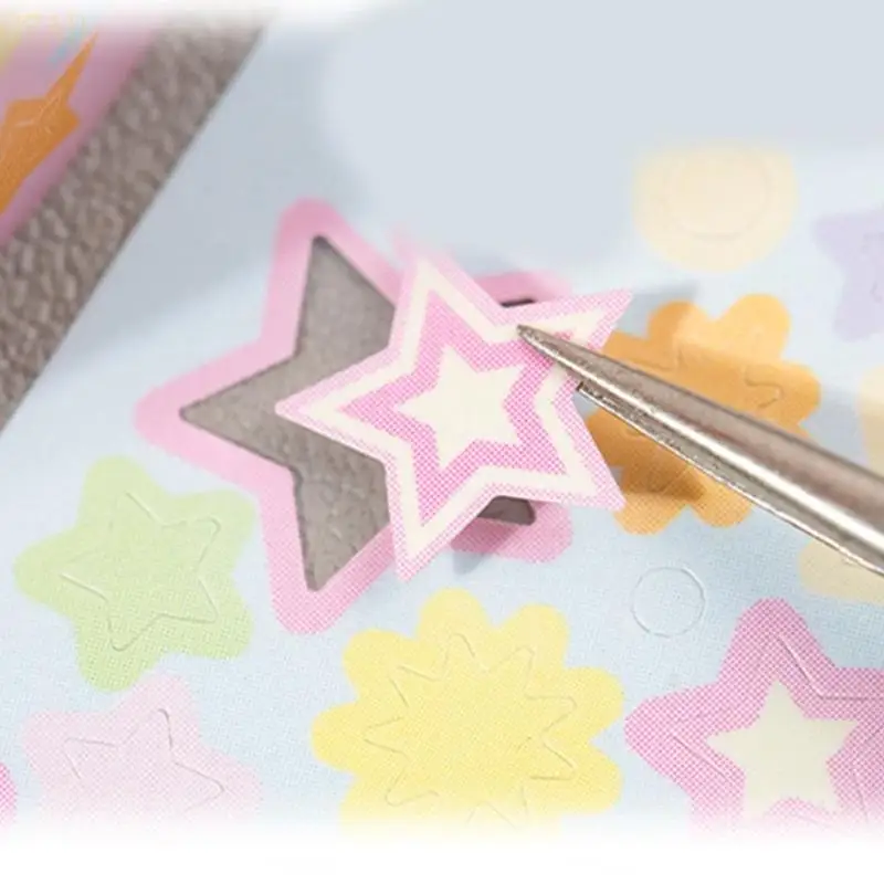 

C7AB Crafting Tape Starry Skies Series Washis Tape Artist Tape Lovely Decorative Tape