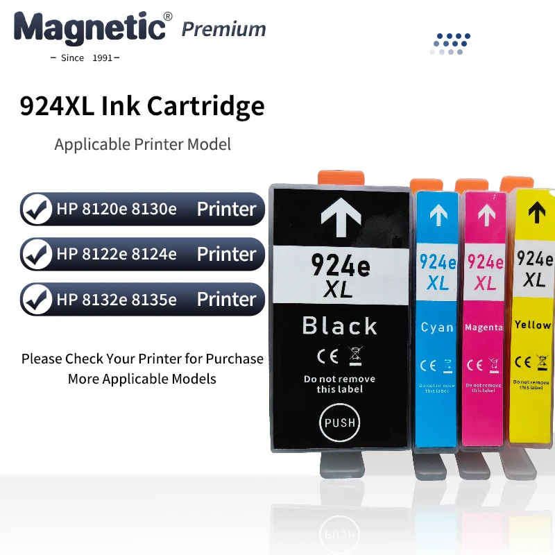 

924e 924XL Compatible Ink Cartridge For HP OfficeJet Pro 8120e 8130e 8122e 8124e 8125e 8135e 8134e 8132e 8138e 8139e ﻿Printers