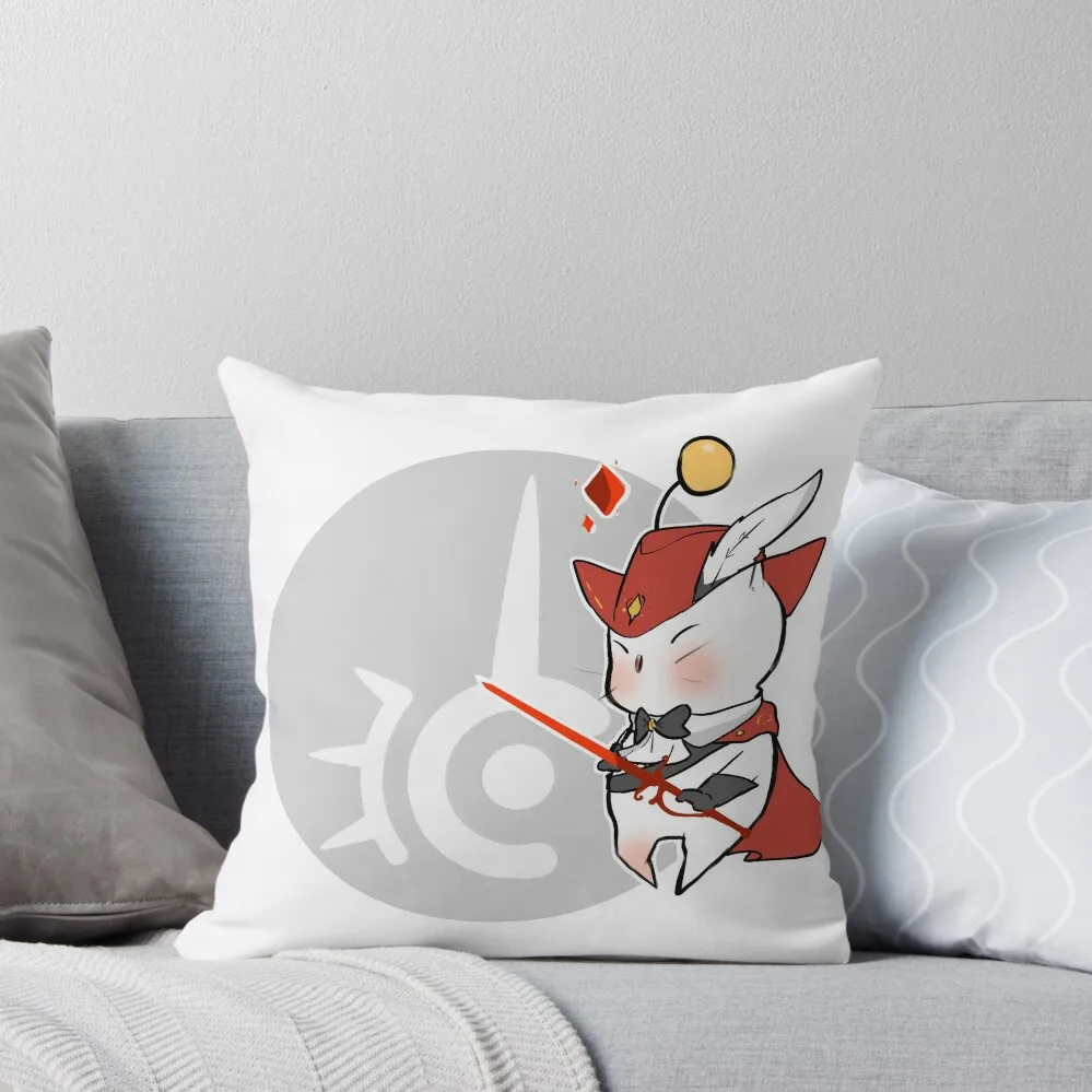 RED MAGE MOOGLE FFXIV Throw Pillow Pillow Decor Christmas Cushion For Home pillow