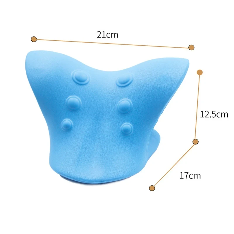 Neck Shoulder Stretcher Relaxer Cervical Traction Device Hump Corrector Cervical Spine Alignment Chiropractic Pillow Pain Relief