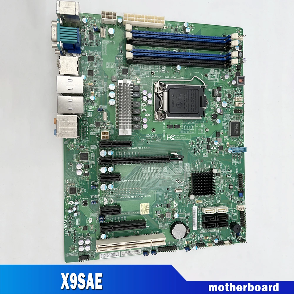 Single Socket Workstation Motherboard 1155 Intel C216 Xeon E3-1200 v2 Series Core i7/i5/i3 DDR3 PCI-E3.0 X9SAE