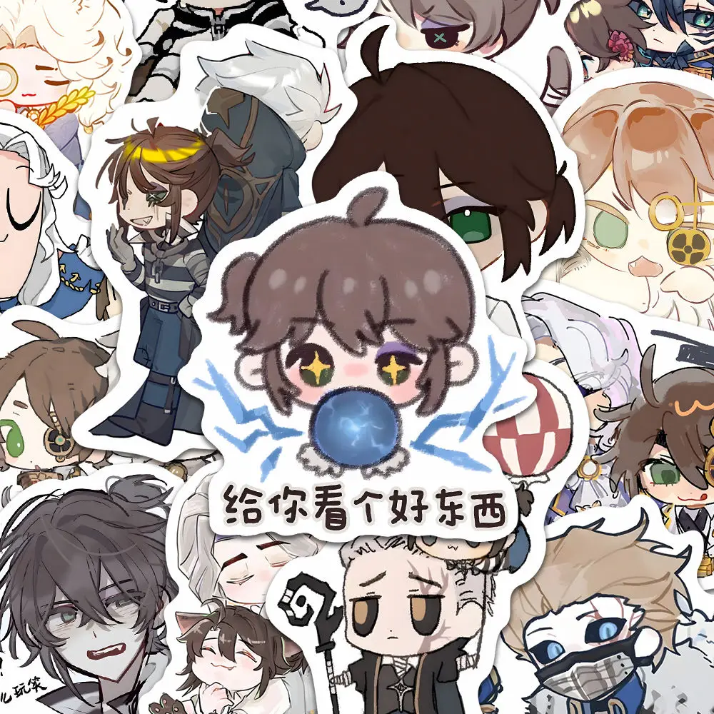 10/64 قطعة أنيمي الهوية الخامس لوكا البلسا ايسوب كارل المحنط ملصقات DIY بها بنفسك دفتر الهاتف سكيت الغيتار الديكور هدية #1