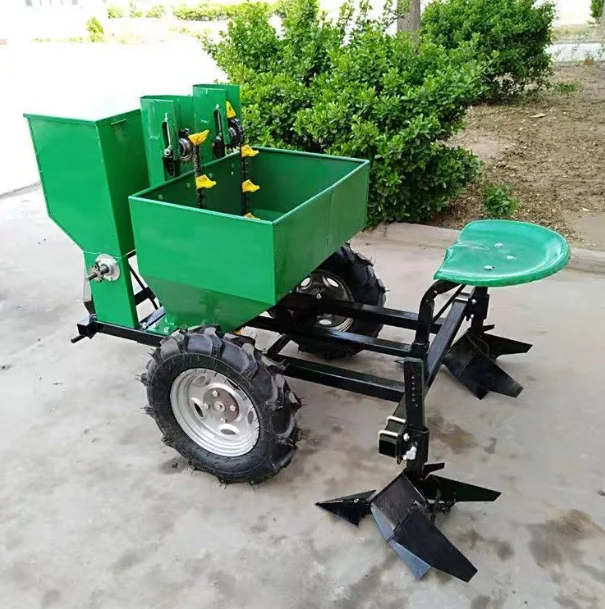 Tractor Driven Automatic Single Potato Planter Planting Machine One Two Rows Potato Seeder