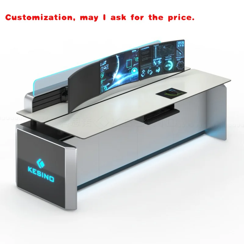 

custom.KESINO Ergonomic Height Adjustable Desk Modern Design Metal Desk Control Room Workshop Hotel Bedroom Gym Laundry Hosp