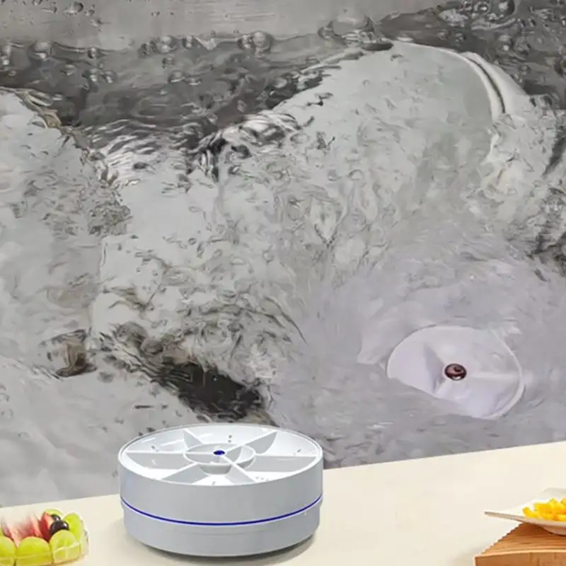 918D Máy rửa chén động mini trái cây và máy làm sạch không dây thực vật nhanh chóng loại bỏ thiết bị rửa bàn làm việc bằng