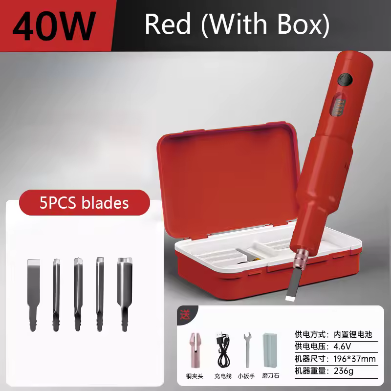 5PCS/20PCS Blade Carpenter Root Sculpture Mini Power Carving Chisel Carpentry Lithium Electric Carving Knife Chisel Set - Image 15