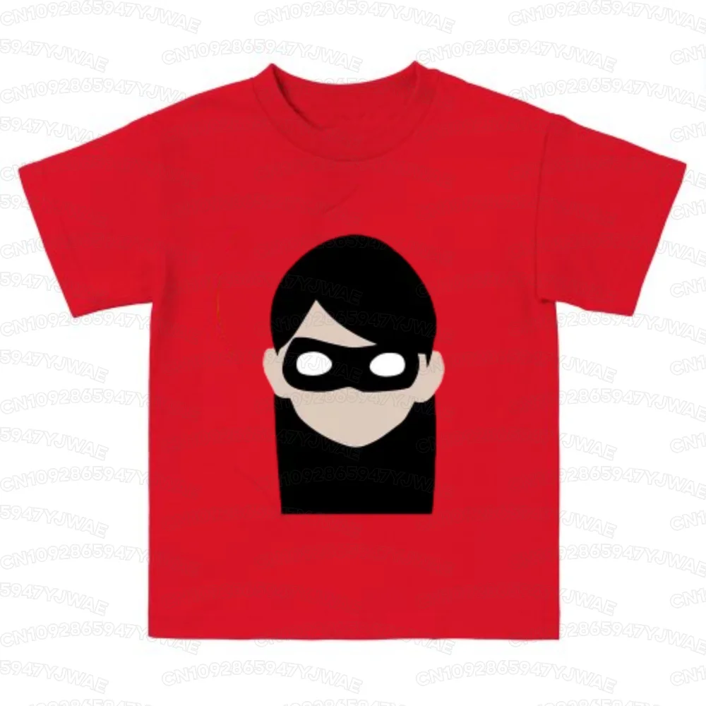 Sommer-T-Shirt „The Incredibles“ für Damen, Familien-T-Shirt, Urlaubs-T-Shirt, kurzärmelig, für Erwachsene, Cosplay, lässiges T-Shirt, Oberteile – Detail 6