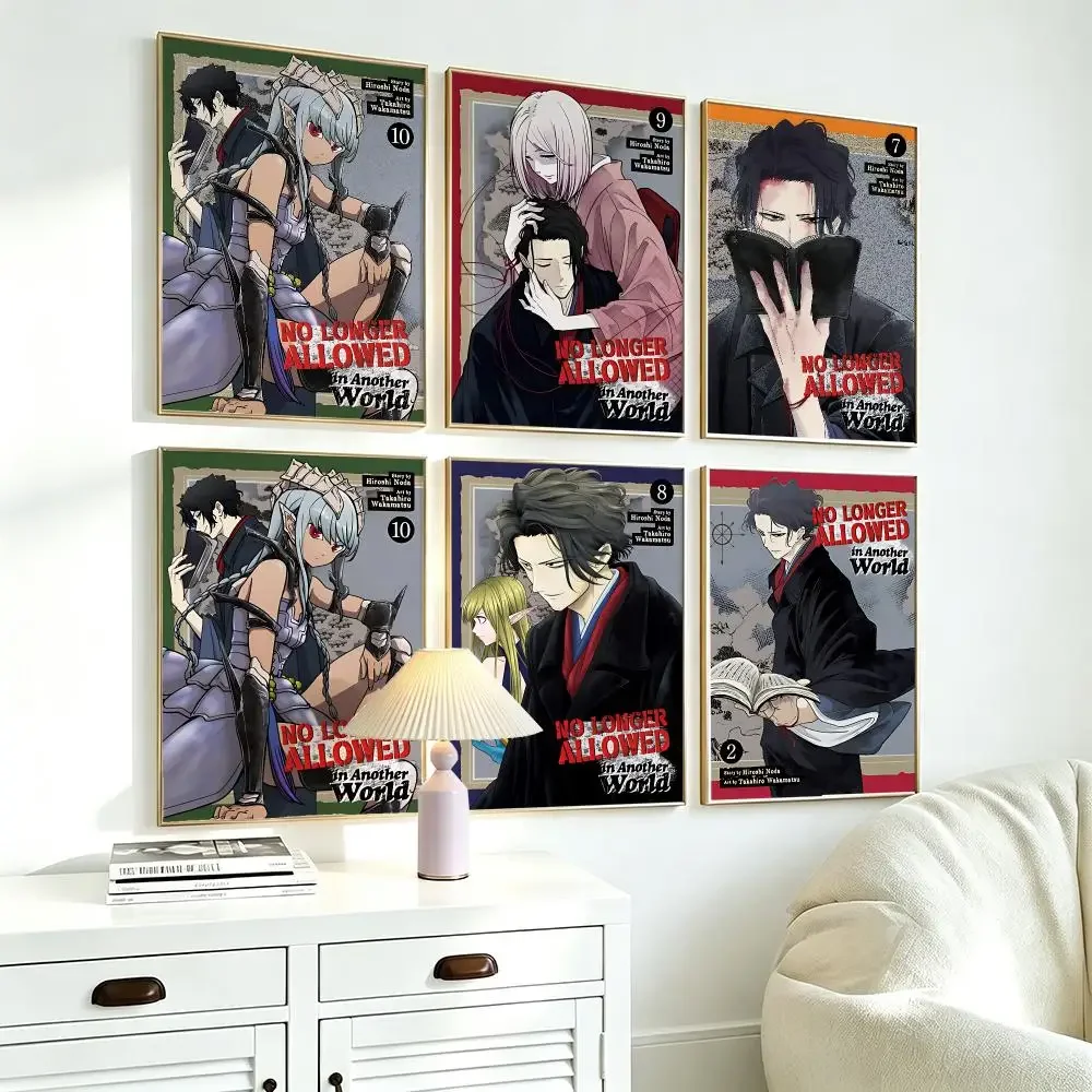 Modern Aesthetic Wall Art Poster anime No Longer Allowed in Another World Poster for Office Home Decor Interior Large Wall