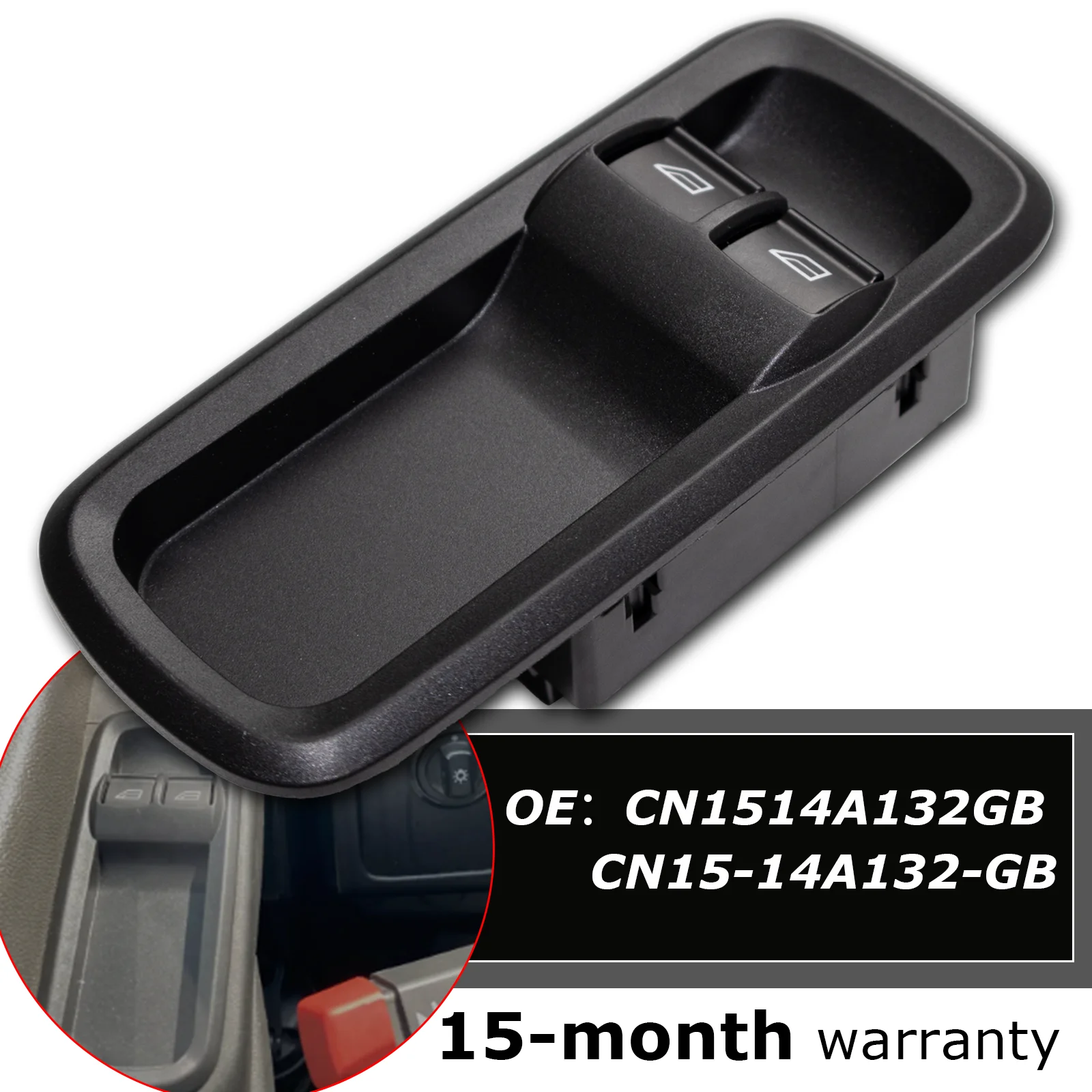Power Window Switch CN15-14A132-GB CN1514A132GB Electric Power Master Window Switch For Ford EcoSport Cargo 6Pins Car Component