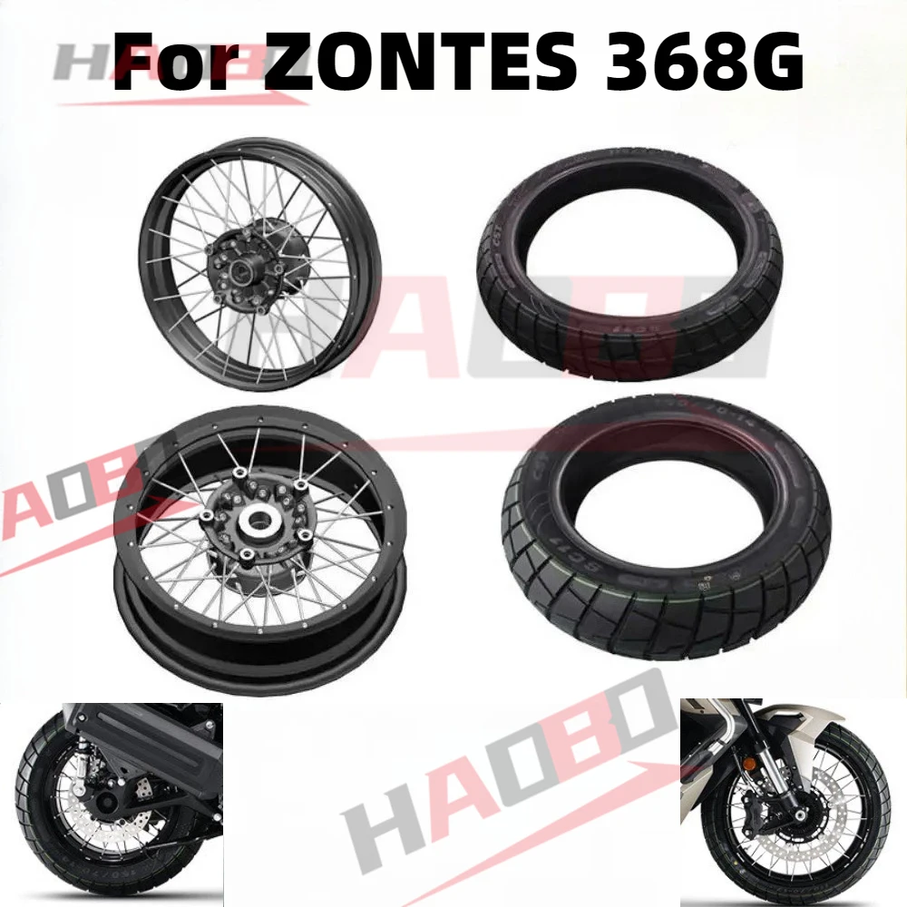 

Motorcycle Front Hub Rear Hub 150/110/70-17 for ZONTES 368G Wheel Hub Assemblies
