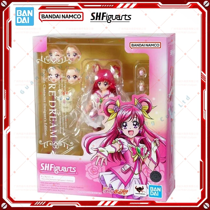

Genuine Bandai Pretty Cure Model Kit SHF Cure Dream Precure Character Designer Anime Action Figure Collection Finished Model Toy