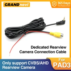 GRANDnavi – câble de connexion pour caméra de recul PAD3, uniquement compatible avec CVBS/AHD