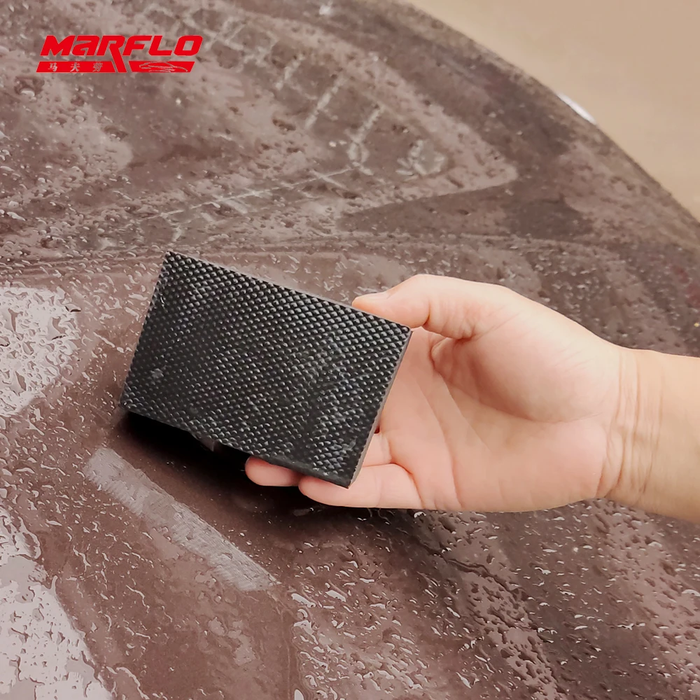 Marflo Car Washing Cleaner Magic Clay Bar Block Speed Removal Contaminants Before Paint Wax Ceramic Coating Tool Auto Truck images - 6