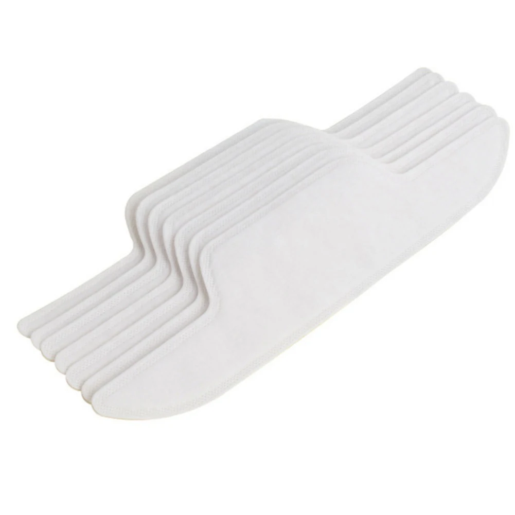 Disposable Sweat Absorbing Collar Pads For Shirts And Hat Brim Pads For Sweat Protection White Non Woven Fabric Hygiene Guards