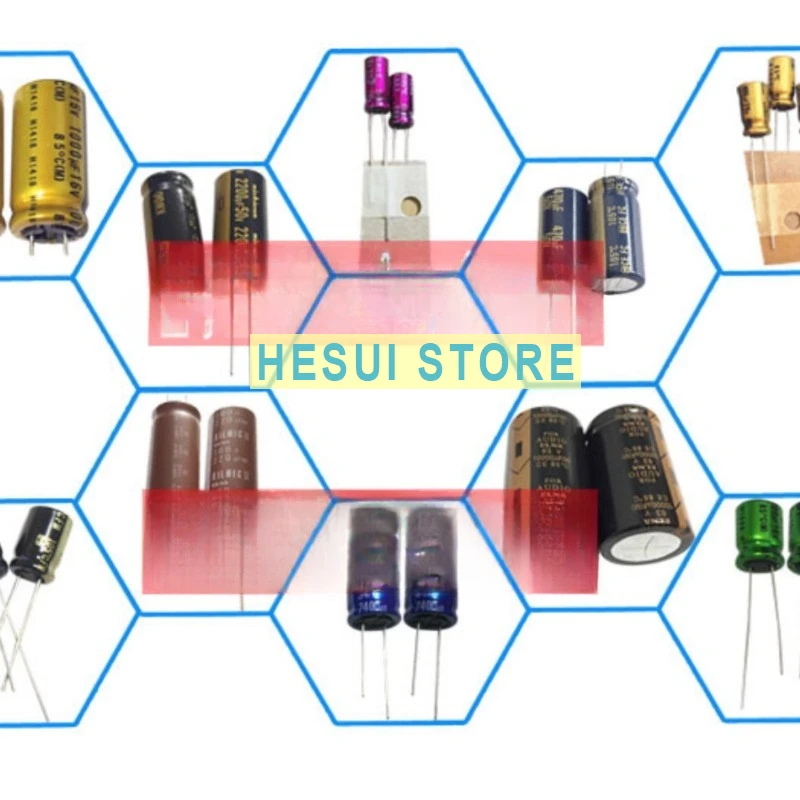 2200UF 25V Audio Capacitor 25V2200UF 12.5X25 RA3 Purple Red Robe