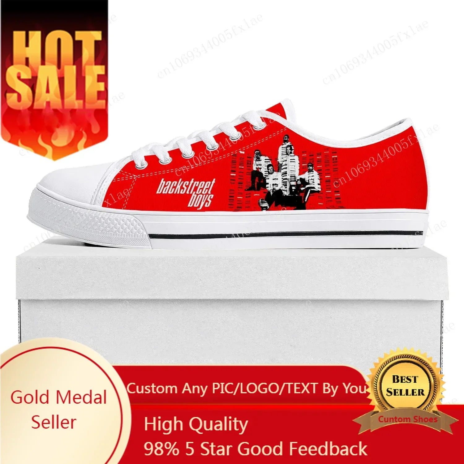 Backstreet Boys Pop Band Bsb Fashion Low Top Sneakers Mens Womens Teenager Canvas Sneaker Couple Shoes Custom Shoe