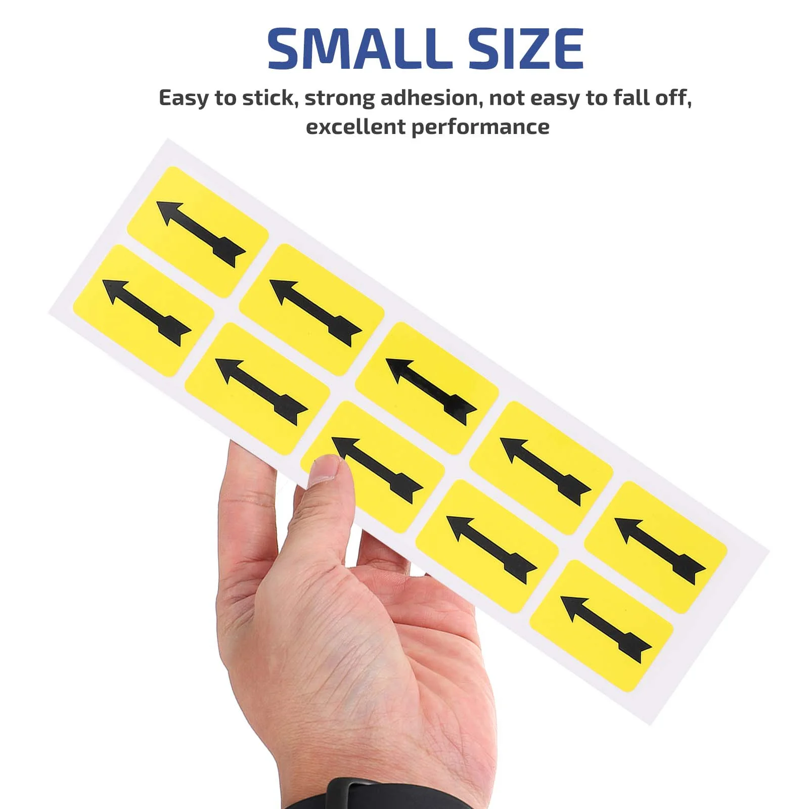 Arrow Indicator Sticker Strong Adhesion Direction Prompt Decal for Office School Traffic Safety Sign