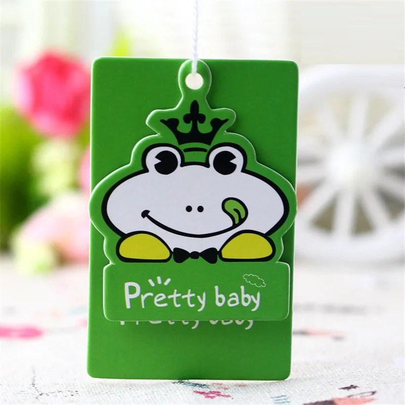 

Custom Logo Eco-Friendly Durable Paper Hang Tags with String for Kids