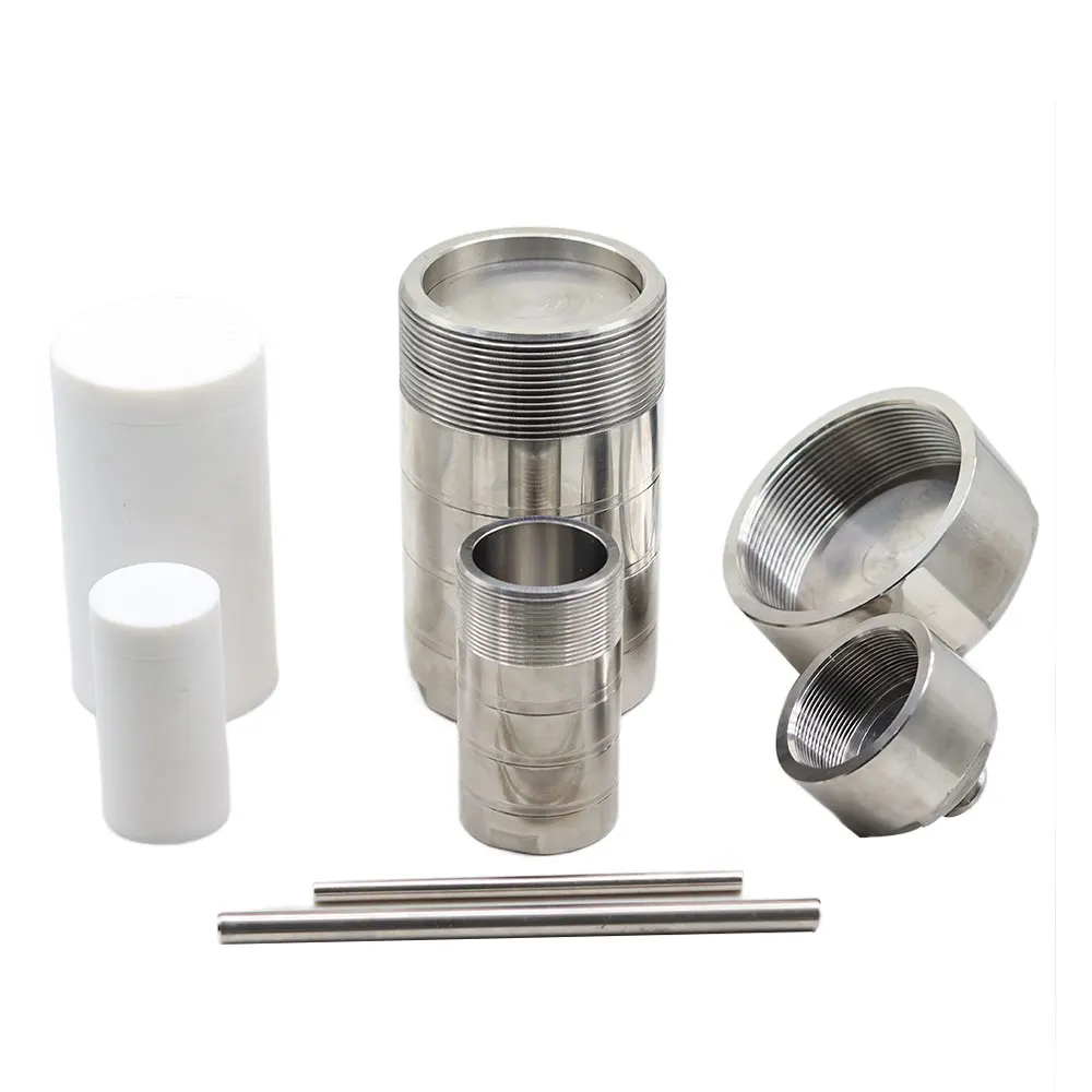 25ml/50ml/100ml Hydrothermal Autoclave Reactor, 304 Stainless Steel Polytetrafluoroethylene Lined For Lab Hydrothermal Process