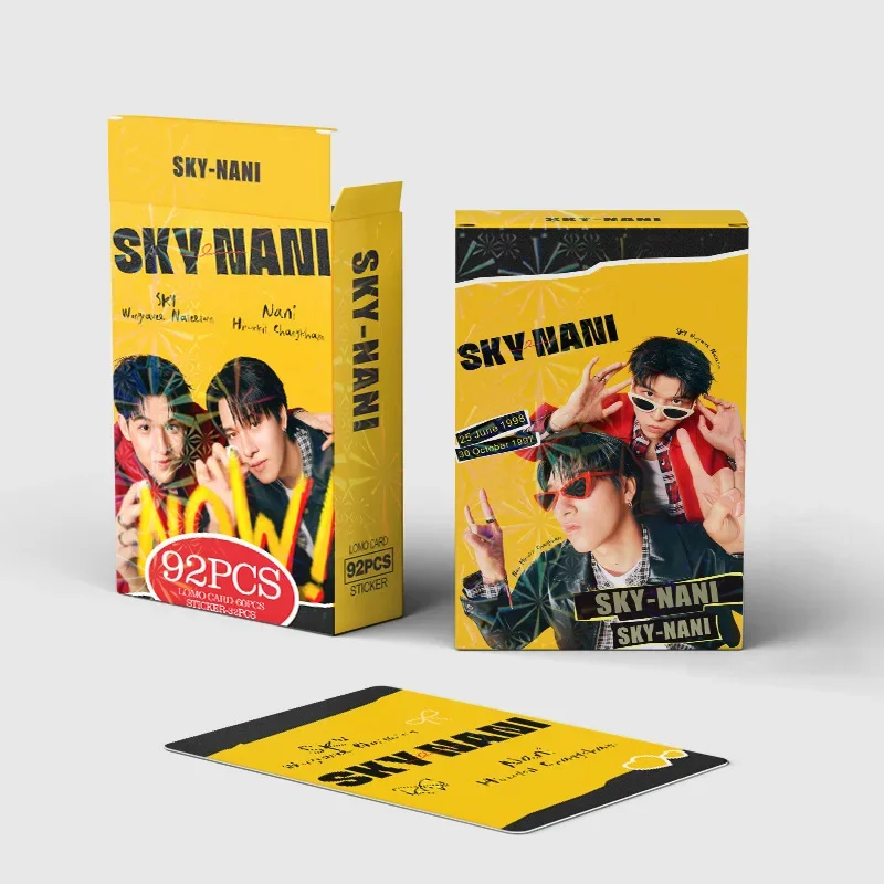 92 Pcs/Set Thai Drama High School Frenemy Laser Lomo Card SkyNani Characters HD Photocard Stickers Fans Collection Gift ﻿